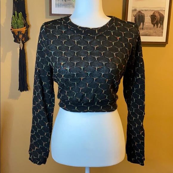 Harlow Long Sleeve Top - Black - Picture 2 of 9